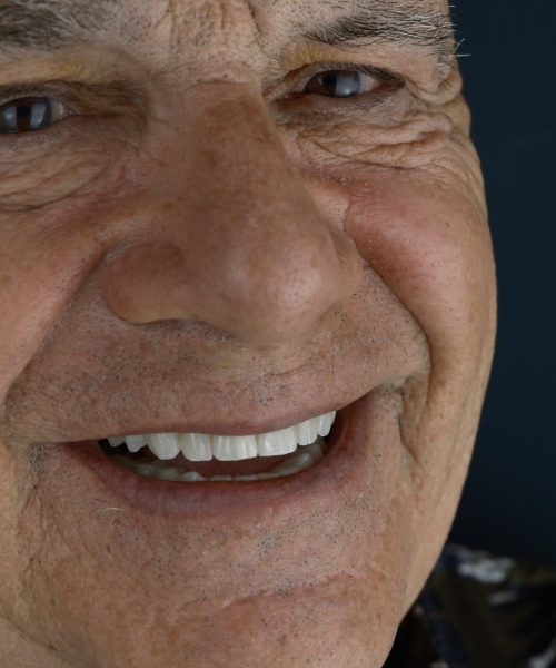 senior man smilling